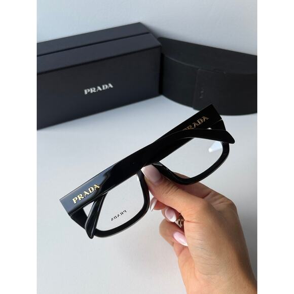 NEW Prada PR A17V Eyeglasses Frames in Black main image 4